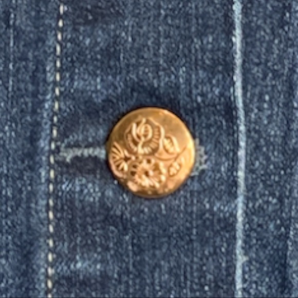 UK2LA Blue Jean Jacket Vest Size L - Picture 6 of 11